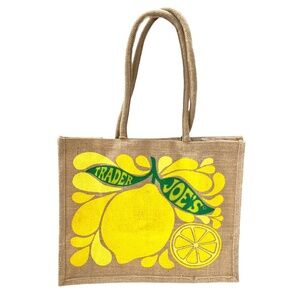 Trader Joe's Citrus Jute Bag